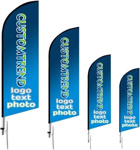 कस्टम विज्ञापन पंख ध्वज खुले घर के रियल एस्टेट एजेंटों के लिए व्यक्तिगत लोगो टेक्स्ट स्वैपर ध्वज खुला व्यापार दिखाता है - Product Image 2