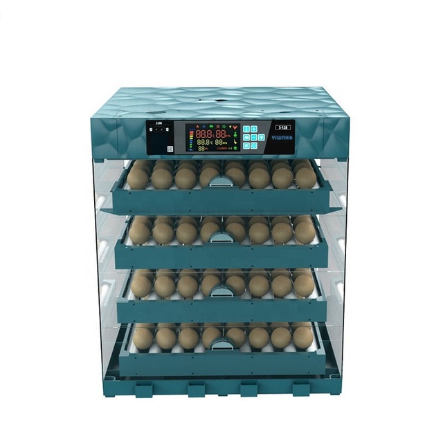 JIATAI Classic Green 64-320 Egg Incubator for Poultry Hatching 256 Eggs