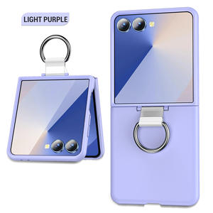 Funda Transparente con Anillo y Soporte Plegable para Samsung Galaxy Z Flip 7 Flip 5, Carcasa Protectora Antigolpes para Z Flip 3 - Product Image 2