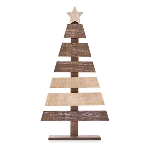 Árbol de Navidad de madera PUINEN, merchandising personalizado - Product Image 2