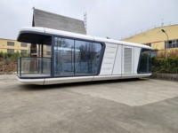 Offre Spéciale – Maisons Préfabriquées Modernes de Luxe Écologiques et Durables en Acier, Anti-Corrosion, Imperméables, Type Pod Mobile pour Hôtels