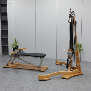 เครื่องออกกำลังกายแบบเคเบิลครอสโอเวอร์ SAERDE สำหรับบริหารกล้ามเนื้อหลัง แบบติดผนังสูง พร้อมรอกสำหรับพิลาทิส - Product Image 3