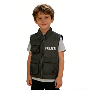 Gilet de costume à bretelles réglables pour Halloween, jeu de rôle SWAT, fête à thème, déguisement pour enfants, cosplay de bureau, journée des métiers, événement scolaire - Product Image 3