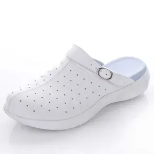 Vendita calda di scarpe <span class=keywords><strong>da</strong></span> lavoro in pelle in acciaio microfibra antiscivolo pantofole <span class=keywords><strong>da</strong></span> cucina per uso autunnale/invernale - Product Image 1