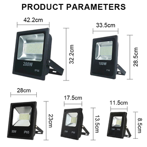 Muestra gratis Proyectores Led al aire libre Tech Box Cob Haluro metálico 100W 150Watt 400W Mástil alto Luz de inundación LED a prueba de llamas - Product Image 6