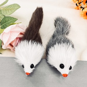 Interaktif kedi ve fare çiğnemek oyuncak sevimli küçük yumuşak simüle peluş <span class=keywords><strong>Pet</strong></span> Squeak oyuncak popüler ürünler çanta paketi - Product Image 2
