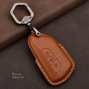 Funda de cuero para mando a distancia de coche, cubierta de llave para Skoda Octavia A8 MK8 MK4 2020 <span class=keywords><strong>2021</strong></span> para Seat Leon <span class=keywords><strong>Fr</strong></span> Mk4 <span class=keywords><strong>Cupra</strong></span> formor para VW Golf 8 - Product Image 4