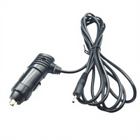 Chargeur de voiture 12V2A avec câble, style coréen, modèle RT710, tête d'allume-cigare, prise d'alimentation CC 24W pour caméra embarquée de voiture