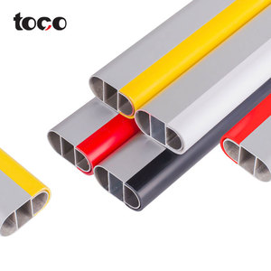 Toco Chrome Plated Iron Wardrobe Oval <strong>Clothes</strong> Tube <strong>Rail</strong> - Product Image 2