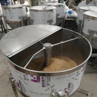 Mezcladora de Alimentos para Ganado, Ovejas, Pollos y Peces, Máquina Mezcladora para Granja, Mezcladora de Semillas Pequeña para Uso Doméstico, Mezcladora de Boca Plana