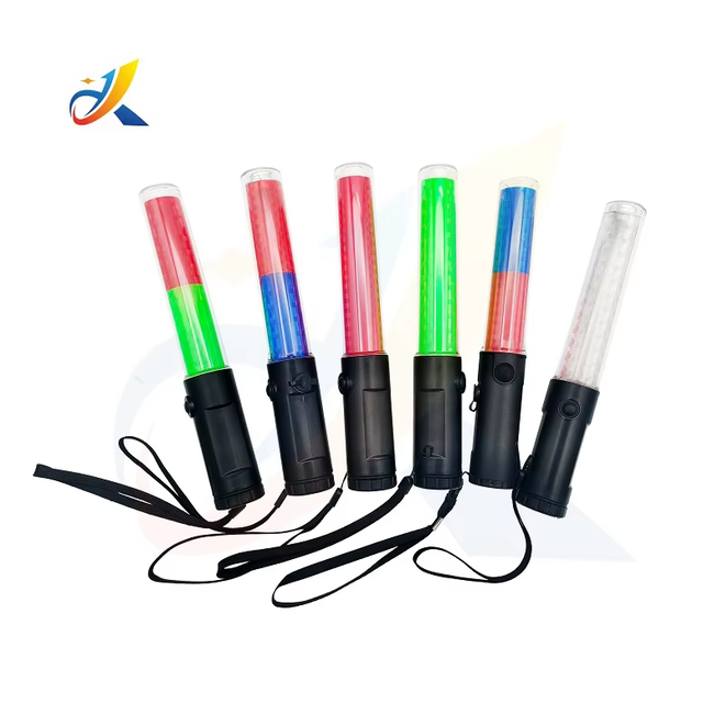 Multifunction LED Traffic Baton Magnetic Hook Glow Stick for Concert Safety and Evacuation Warning