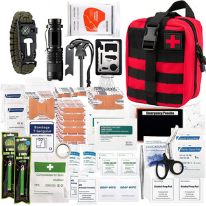 Trousse de premiers soins d'aventure multifonctionnelle Firstime OEM avec gaze compressée - Product Image 2