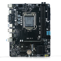 Carte mère de haute qualité et bon marché LGA1150 H81 pour ordinateur de bureau, double DDR3 16 Go SATA3.0 NVME M.2