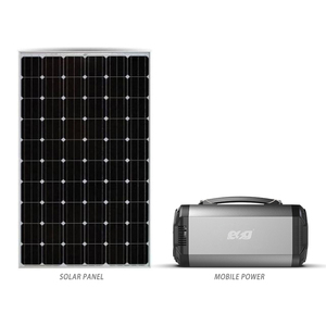 Estación de energía solar portátil de 500W, generador de energía multifuncional, sistema de energía de emergencia de respaldo de batería Lifepo4 - Product Image 1