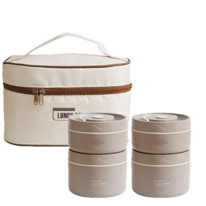 Cross-Border Hot Sale 304 Stainless Steel Insulated Multi-Function Microwave Safe Portable Student <b>Lunch</b> <b>Box</b> Double <b>Lunch</b> <b>Box</b> - Product Image 5