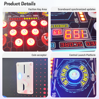 Console de jeu d'arcade authentique, défi de test, récompense, réaction rapide, divertissement, jeu de pièces, combat de grenouilles, jeu amusant pour enfants, anglais