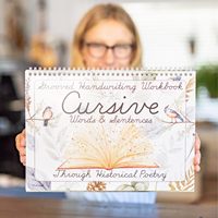 Cahier d'écriture cursive réutilisable pour enfants au design élégant, avec rainures pour la pratique de l'écriture, format A4, spirale, pour les enfants de 8 à 12 ans