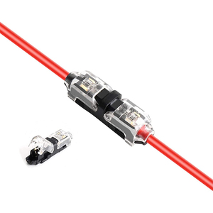 Conector de cable de bloqueo Scotch rojo tipo H de 1 pin, 22-18AWG para terminales de empalme rápido, carcasa de PC de crimpado, tira LED, Cable de Audio para coche, alimentación - Product Image 1