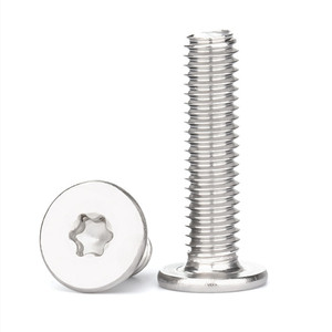 Ultra-Thin 304 Stainless Steel Torx <b>Screws</b> M2 M3 M4 M5 M6 Sizes Low <b>Flat</b> Head Design Metric Measurement System - Product Image 4