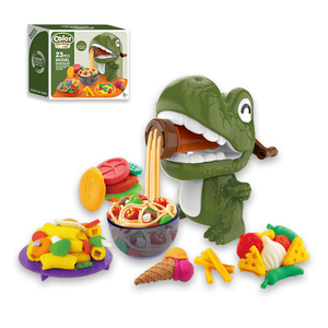 Machine <span class=keywords><strong>à</strong></span> nouilles créative pour enfants, <span class=keywords><strong>pâte</strong></span> <span class=keywords><strong>à</strong></span> <span class=keywords><strong>modeler</strong></span> colorée, ensemble éducatif de <span class=keywords><strong>pâte</strong></span> <span class=keywords><strong>à</strong></span> <span class=keywords><strong>modeler</strong></span> <span class=keywords><strong>dinosaure</strong></span> DIY - Product Image 4