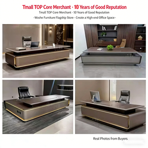 Escritorio Ejecutivo de Lujo Modelo 2026, Conjunto de Escritorio y Silla de Oficina de Alta Gama, Estilo Minimalista - Product Image 5