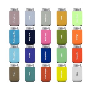 Regali promozionali 12 once in bianco isolato portabottiglie di birra refrigeratore personalizzato in Neoprene tozzo supporto sublimazione lattina di birra - Product Image 4