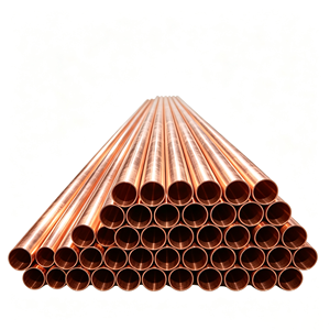Tubo de Cobre Rojo Sin Costura 9% T2 C11000, Tubería de Cobre Dura y Recta para Refrigeración, HVAC, Sistema Hidráulico, Longitud Personalizada - Product Image 3
