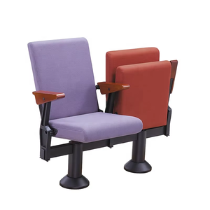 Mobilier scolaire, siège pliable pour auditorium universitaire, salle de conférence, chaise d'étudiant avec bureau - Product Image 2