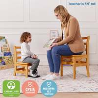 Ensemble de meubles pour l'école maternelle XIHA Montessori, chaise Woodcrest, mobilier pour garderie, chaise basse pour enseignant, mobilier d'apprentissage précoce