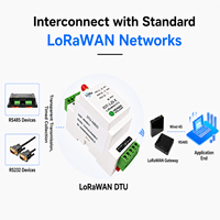 Módulo LoRaWAN Heyuan SX1262 EU868MHz RS485 Transceptor con Alcance de 1km, Comunicación Inalámbrica IoT Modbus RTU/LoRaWAN Clase C
