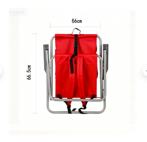 <span class=keywords><strong>Silla</strong></span> de Playa Plegable Portátil de Acero Inoxidable con Bolsa de Almacenamiento, Capacidad de 250 Libras, Ligera, de 4 Patas, Fácil de Transportar, Diseño Moderno - Product Image 3