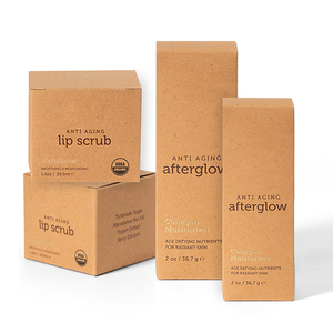 Scatola <span class=keywords><strong>di</strong></span> imballaggio in carta kraft confezione <span class=keywords><strong>di</strong></span> prodotti <span class=keywords><strong>di</strong></span> <span class=keywords><strong>bellezza</strong></span> per la cura della pelle siero cosmetico profumo piccola scatola <span class=keywords><strong>di</strong></span> imballaggio personalizzato - Product Image 6