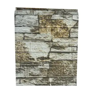 Pannelli di rivestimento in metallo Design coreano pannelli di facciata isolati pannelli in schiuma PU per il risparmio energetico muro di pietra