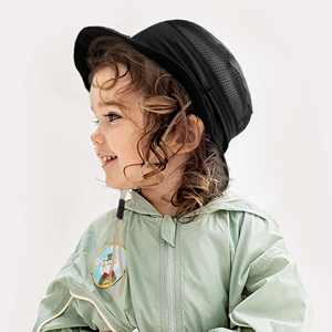 Sombrero de Pescador para Niños Pequeños, con Estampado de Playa, de Ala Ancha, Protección Solar, de Malla, para Bebés, Niños y Niñas - Product Image 4