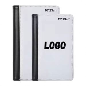 Wholesale <b>Blanks</b> Leather <b>Notebook</b> Journal Portfolio Diy Logo Portable Sublimation Custom Promotional Gifts - Product Image 6