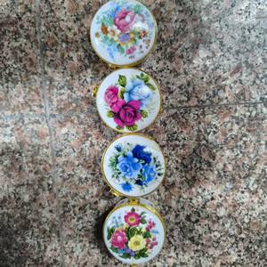 KOMI kotak perhiasan keramik, kerajinan geometris keramik ruang tamu kamar tidur ornamen keramik kotak perhiasan baru 2024 - Product Image 2