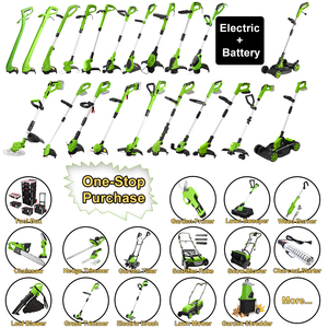 Tondeuse à gazon électrique Vertak 500W, <span class=keywords><strong>coupe</strong></span>-bordures automatique avec manche télescopique pour l'aménagement paysager - Product Image 3