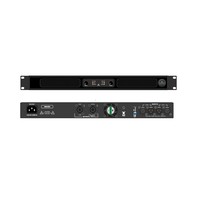Amplificateur de puissance en métal professionnel neutre de classe D 2 canaux 2x1200W pour KTV Home cinéma et conférence