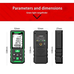 Télémètre laser numérique SNDWAY SW-50/70/100GT, télémètre laser professionnel rechargeable, télémètre laser vert - Product Image 2