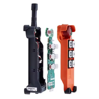 Télécommande sans fil pour grue électrique F21-E1 Orange 6 boutons étanche 315 MHz avec garantie d'un an