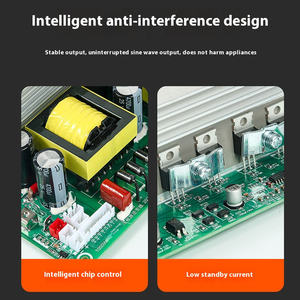 3000w 4000w <span class=keywords><strong>5000w</strong></span> लगातार पावर इन्वर्टर 12 वी डीसी से 220 वी एसी शुद्ध साइन वेव इन्वर्टर - Product Image 2