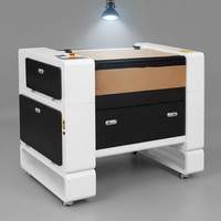 Machine de découpe et de gravure au laser CO2, vitesse de gravure de 400 mm/s pour le bois, l'acrylique, le cuir, le papier et les travaux manuels
