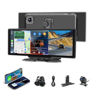 TOPSOURCE Modèle 10,26 pouces Interconnexion sans fil CarPlay Android Auto pour téléphone portable Enregistrement avant et arrière 4K pour <span class=keywords><strong>voiture</strong></span> - Product Image 5