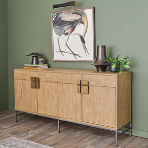 America Mid-Century Modern Style Storage Wood Buffet Sideboard Cabinet for Dining Room - Product Image 1