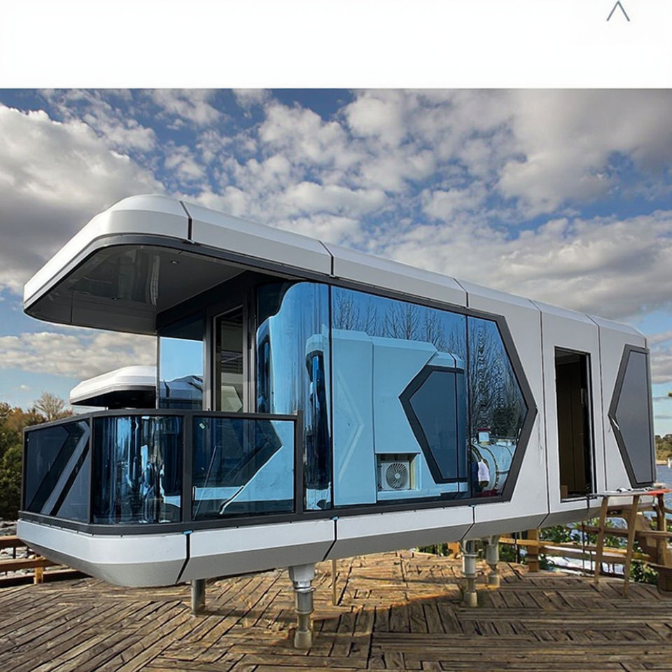 2025 Luxury Mobile Space Capsule Steel Cottage Durable Prefab Modern ...