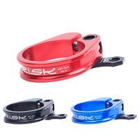 Meilleures ventes : Collier de selle en alliage d'aluminium pour vélo, 34,9 mm/31,8 mm, avec organisateur de câbles, pour VTT et vélo de route