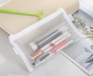 Лидер продаж, модные сетчатые косметические сумки, сумки для макияжа, мешочки для карандашей с пользовательской этикеткой - Product Image 2