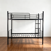 Cadre de lit amovible en métal de style moderne Options pour lits jumeaux et lits jumeaux pour étudiants adultes et dortoirs