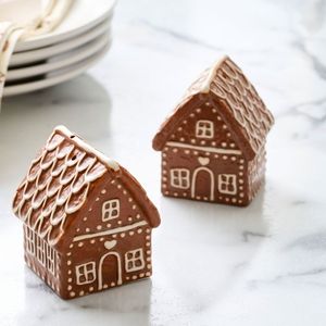 <span class=keywords><strong>D</strong></span>écor <span class=keywords><strong>de</strong></span> Noël Maison <span class=keywords><strong>de</strong></span> <span class=keywords><strong>pain</strong></span> <span class=keywords><strong>d</strong></span>'épice Salière et Poivrière en grès - Product Image 3