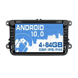 폭스 바겐 골프 폴로 Tiguan Passat b7 b6 레온 Skoda 자동차 DVD GPS 네비게이션 라디오 스테레오 자동차 오디오 멀티미디어 플레이어 1DIN